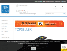 Tablet Screenshot of nt-sat-elektronik.de